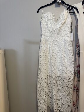 Astr White Strapless